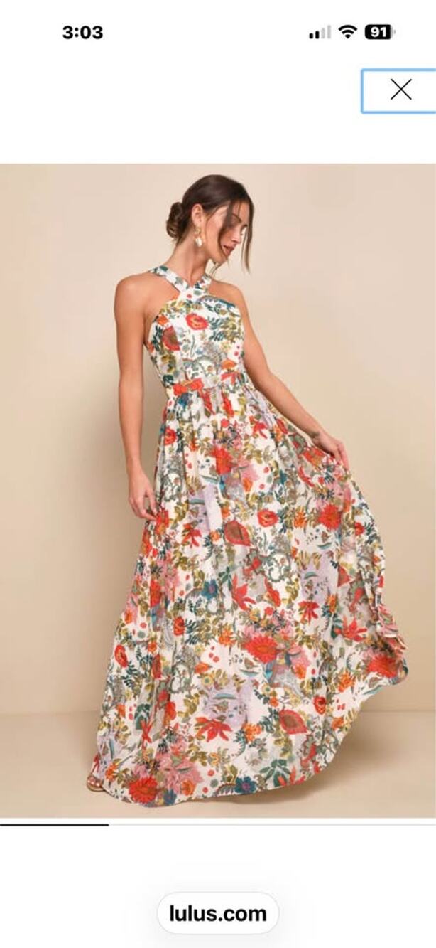 Beautiful Lulu's Fall Maxi Dress